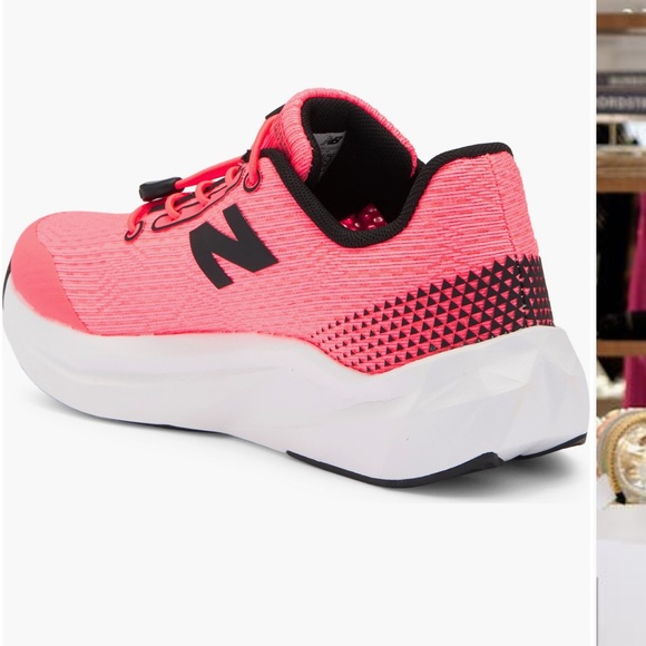New Balance Neon Pink Running Shoes - Picture 2 of 4